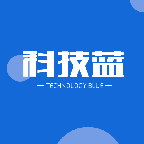 蓝色科技简约logo头像