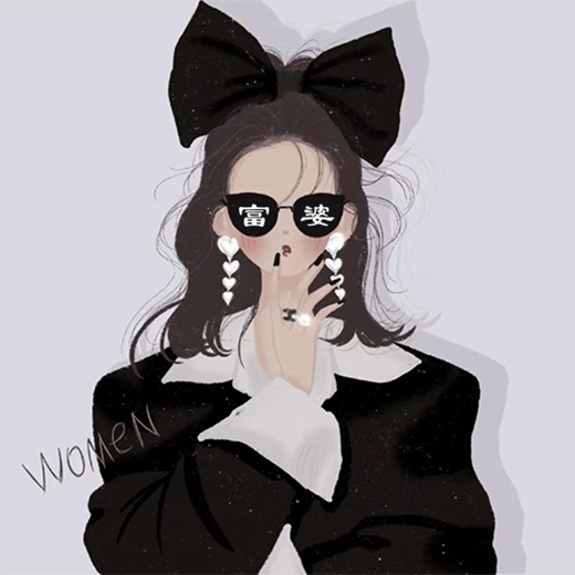黑色霸气超拽情头女