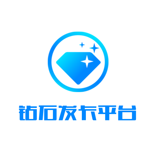 蓝色钻石头像logo