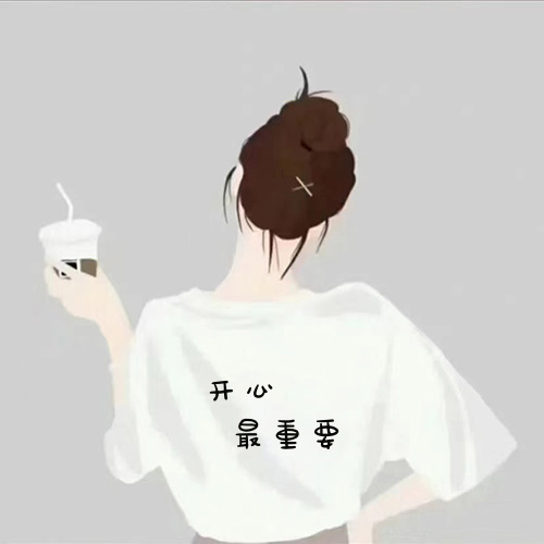 简约背景情头一对