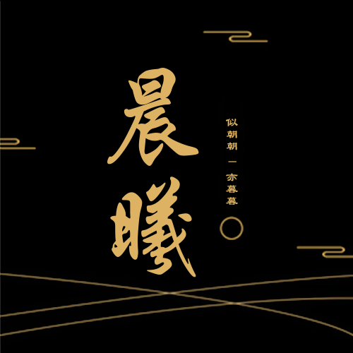 黑色金色大气简约logo头像