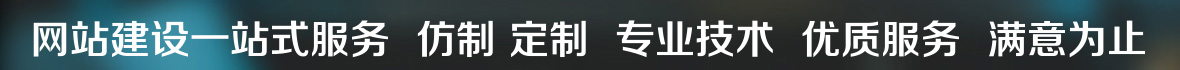 通用网站建设广告图