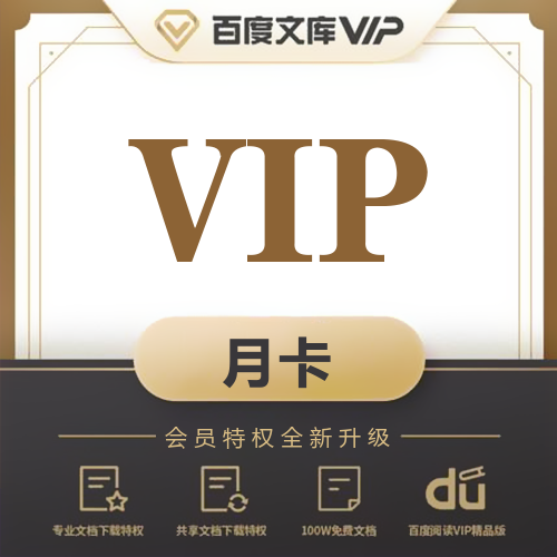百度文库VIP会员主图